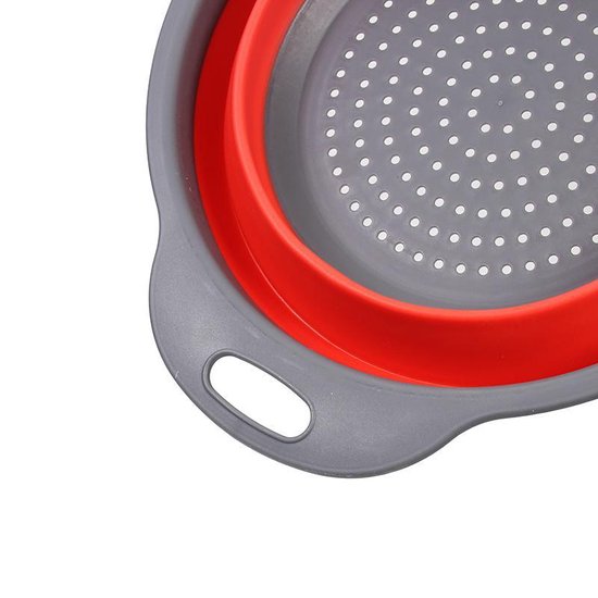 Passoire De Cuisine Collapsible Colander With Handle,BPA Free Silicone Colanders & Food Silicone Strainer