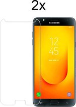 Samsung J7 2018 Screenprotector - Beschermglas Samsung Galaxy J7 2018 Screen Protector Glas - 2 stuks