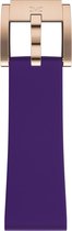 purple silicon strap / rose clasp