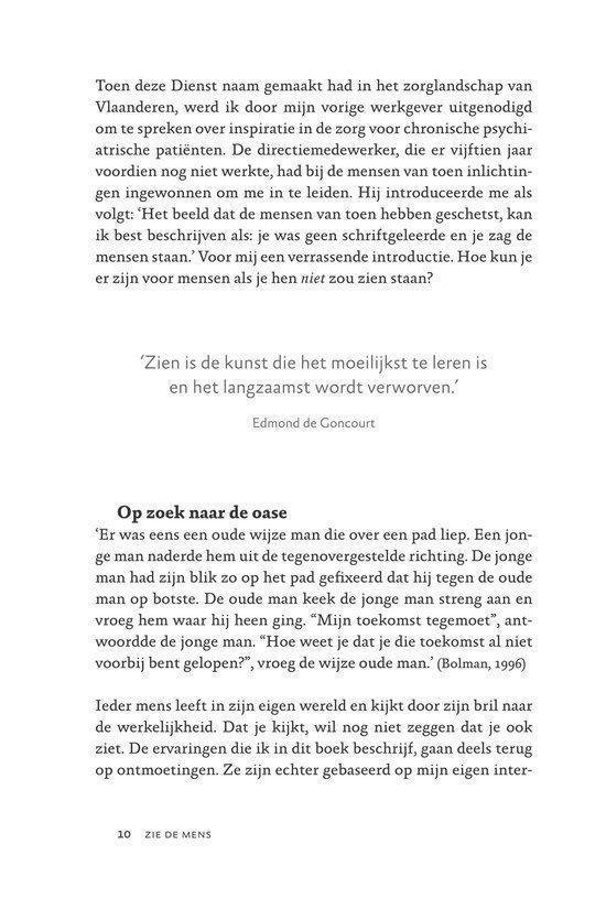 Zie de mens