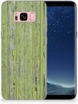 TPU-siliconen Hoesje Samsung Galaxy S8 Design Green Wood