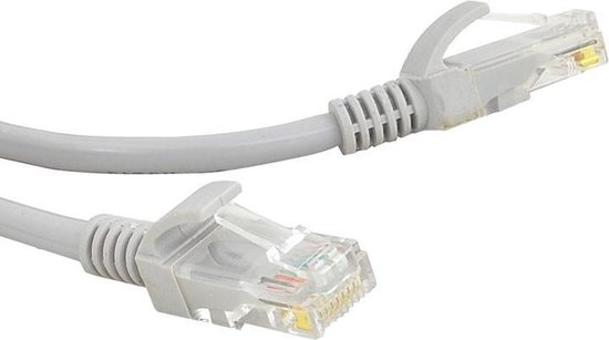 ForDig Netwerkkabel 15 meter / LAN Kabel / ISDN DSL STP UTP Kabel / CAT5E RJ45 / Internetkabel - ForDig