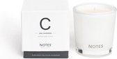 Notes candle C - Smoked Amber & Oud - sojakaars - maat M
