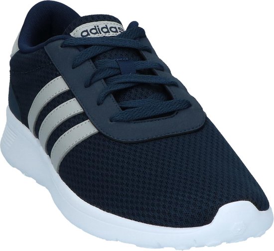 adidas Lite Racer Sneakers Heren - Collegiate Navy/Grey Two F17/Ftwr White  - Maat 44 2/3 | bol.com
