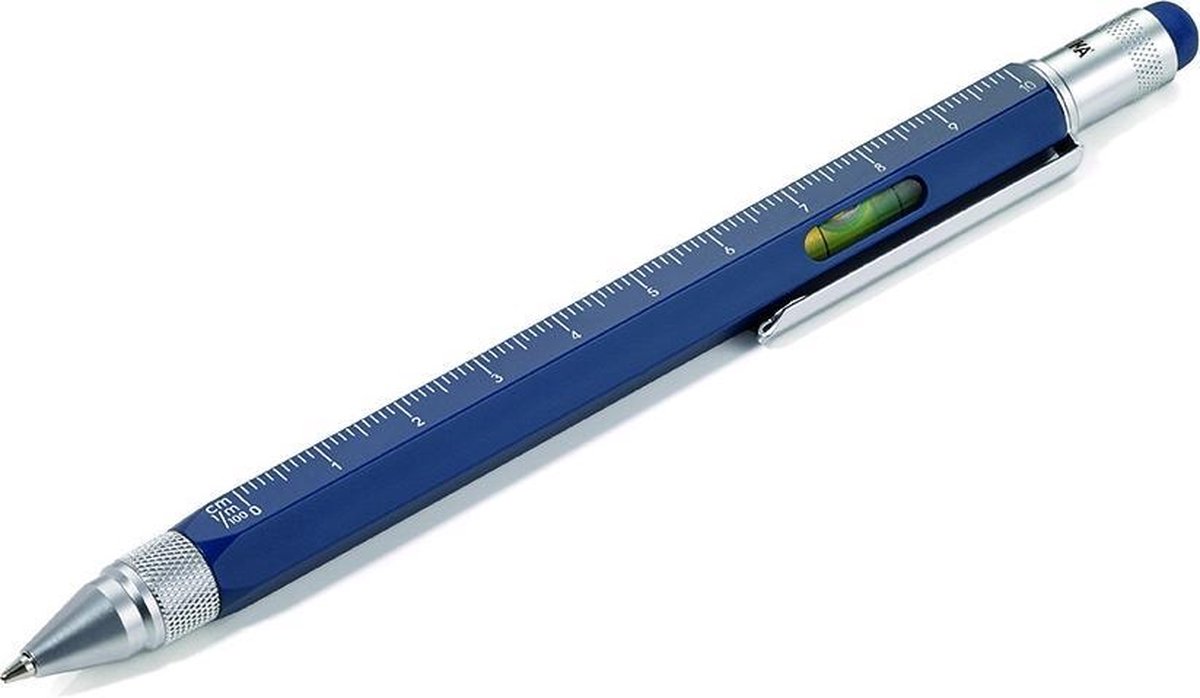 Troika Construction Pen Blauw inclusief Fisher U4F gasdrukvulling