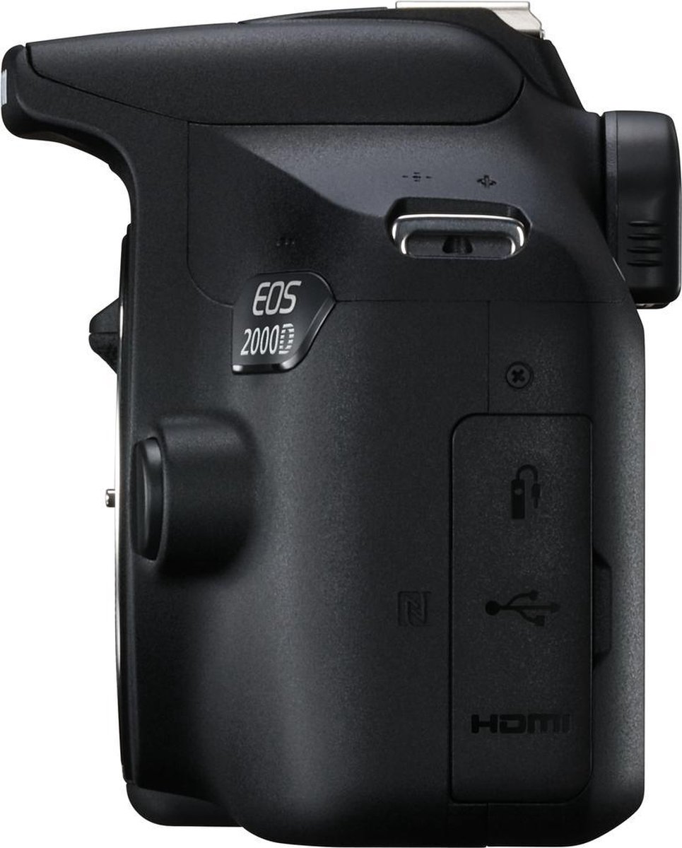 Canon EOS 2000D - Spiegelreflexcamera - Body - Zwart thumbnail 5