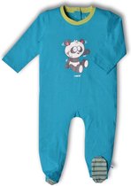 Woody - Unisex Pyjama - Romper - Panda - Turquoise 182-3-RBF-S/875 - Maat 68