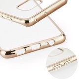 Coque Galaxy S8 - Ultra-Slim Siliconen Gold Transparent