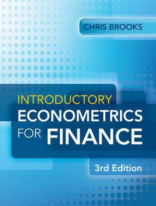 Introductory Econometrics for Finance - cover