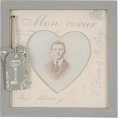 Kunststof Fotolijst 10 x 10 cm donker grijs - 2806N