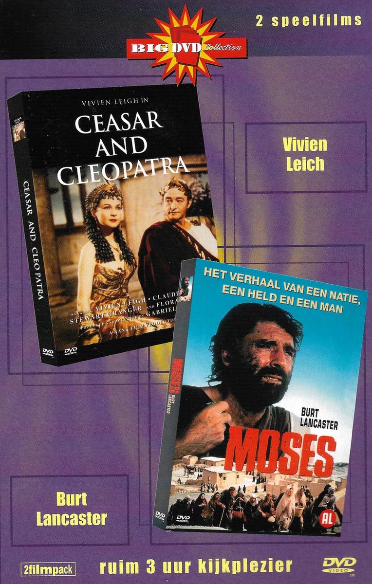 Ceasar And Cleopatra - Moses - 2FILMpack