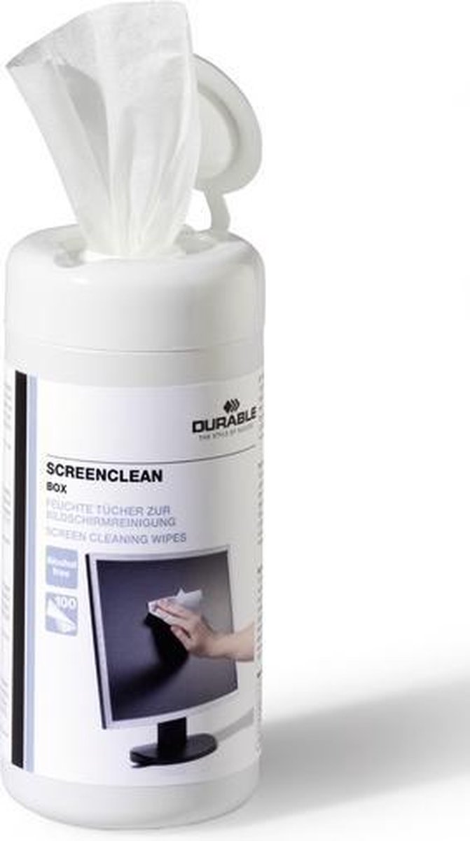 Durable 573602 Schoonmaakdoekjes voor beeldschermen 100 stuk(s)