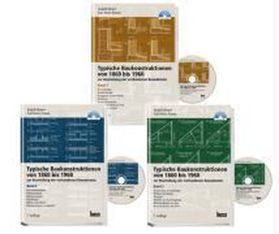 Typische Baukonstruktionen von 1860-1960. Buchpaket/ 3 Bde.