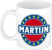 Martijn  naam koffie mok / beker 300 ml  - namen mokken
