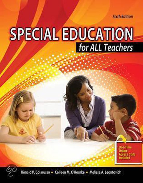 Special Education for All Teachers 9781465215291 Ronald P Colarusso