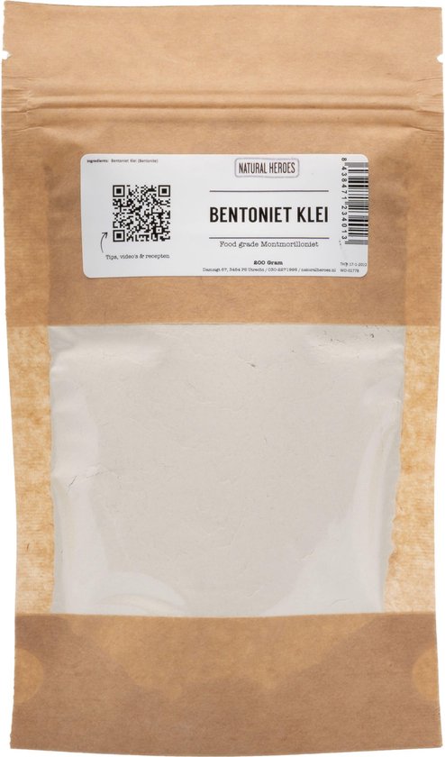 Bol Com Bentoniet Klei Food Grade 500 Gram