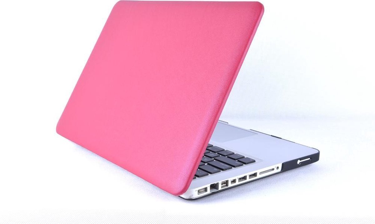 Macbook Case voor Macbook Pro 13 inch zonder Retina 2011 / 2012 - PU Hard Cover - Roze