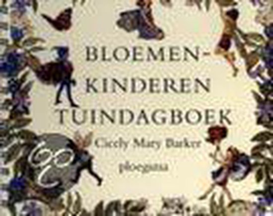 Cover van het boek 'Bloemenkinderen tuindagboek' van Cicely Mary Barker en J. Hook