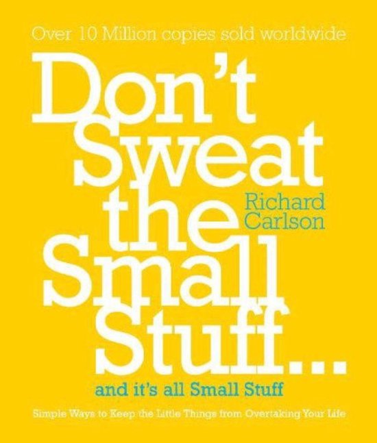Don't Sweat the Small Stuff - cover