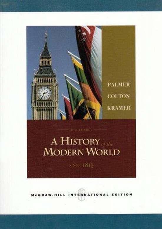 A History Of The Modern World Palmer 10th Edition