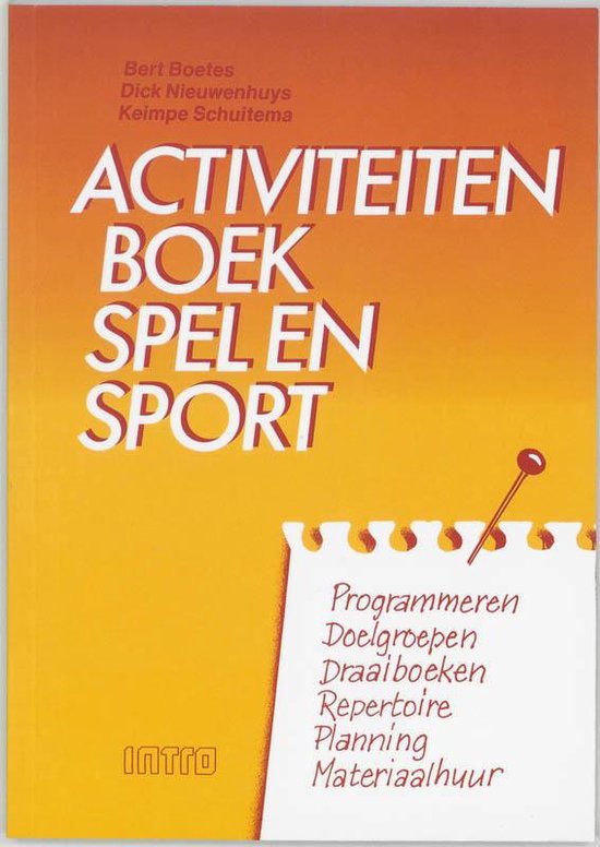 Activiteitenboek spel en sport - cover