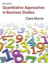 Quantitative Approaches In Business Stud