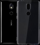 Nokia 7 - hoes, cover, case - TPU - Transparant