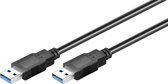 Goobay 0.5m USB 3.0 A/A USB-kabel 0,5 m USB 3.2 Gen 1 (3.1 Gen 1) USB A Zwart