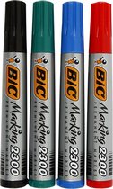 BIC Marking 2300, lijndikte: 3,7-5,5 mm, 4 div, diverse kleuren