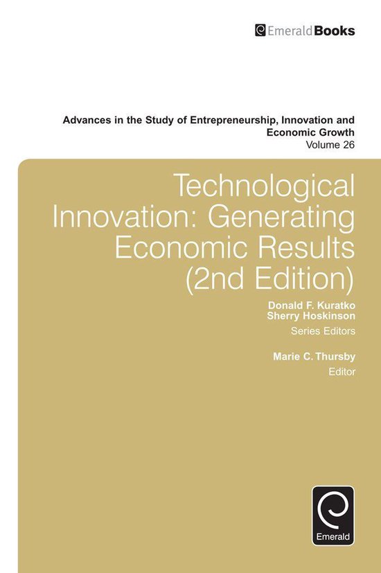 Advances in the Study of Entrepreneurship, Innovation & Econ ... - cover