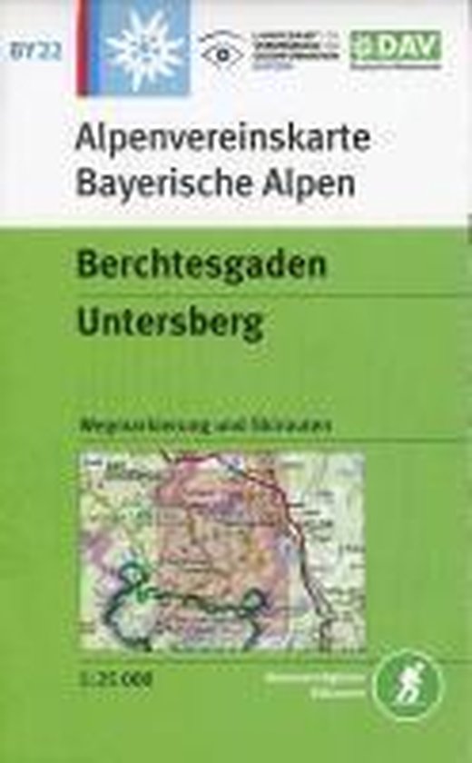DAV Alpenvereinskarte Bayerische Alpen 22 Berchtesgaden - Un ... - cover