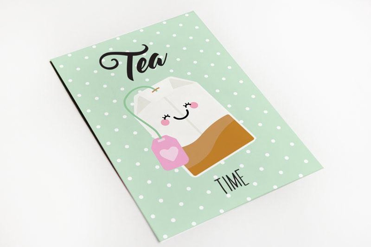 Wenskaart Tea time