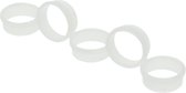 Deurkruklager Nylon - Wit 18Mm - 5 stuks