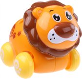 Kids Fun Babyleeuw Op Wielen Oranje/bruin