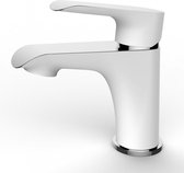 Mitigeur lavabo Sanifun Hadu Blanc / Chrome