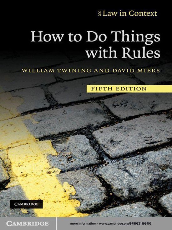 Law in Context - How to Do Things with Rules - cover