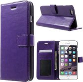 Cyclone portemonnee case wallet Hoesje iPhone 5C paars