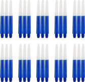 Dragon darts - Two Tone Blauw - Medium - dart shafts - multipack 10 sets - darts shafts