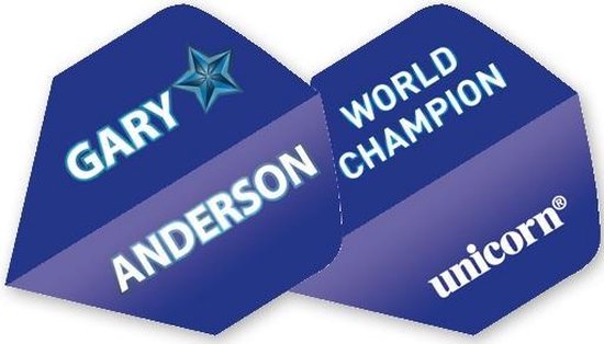 Afbeelding van het spel Authentic Gary Anderson Big Wing 'Blue W.C.'