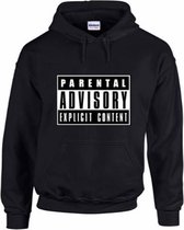 Hippe sweater | hoodie | Parental Advisory Explicit Content | maat medium | printed by topmen