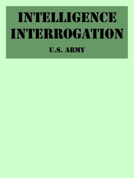 Intelligence Interrogation - cover