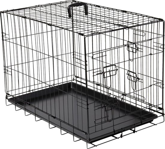 Hondenbench - Zwart - M - 76 x 48 x 54 cm