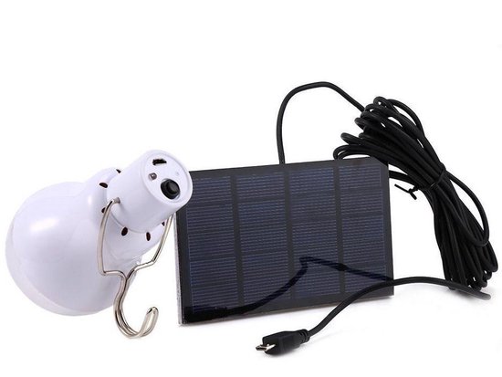 Solar LED lamp bulb reisset — afbeelding 5
