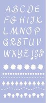 Marabu Lettersjabloon Stencil Alphabet 2