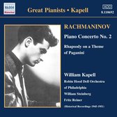 William Kapell, Robin Hood Dell Orchestra Of Philadelphia, William Steinberg - Rachmaninov: Piano Concerto No.2 (CD)