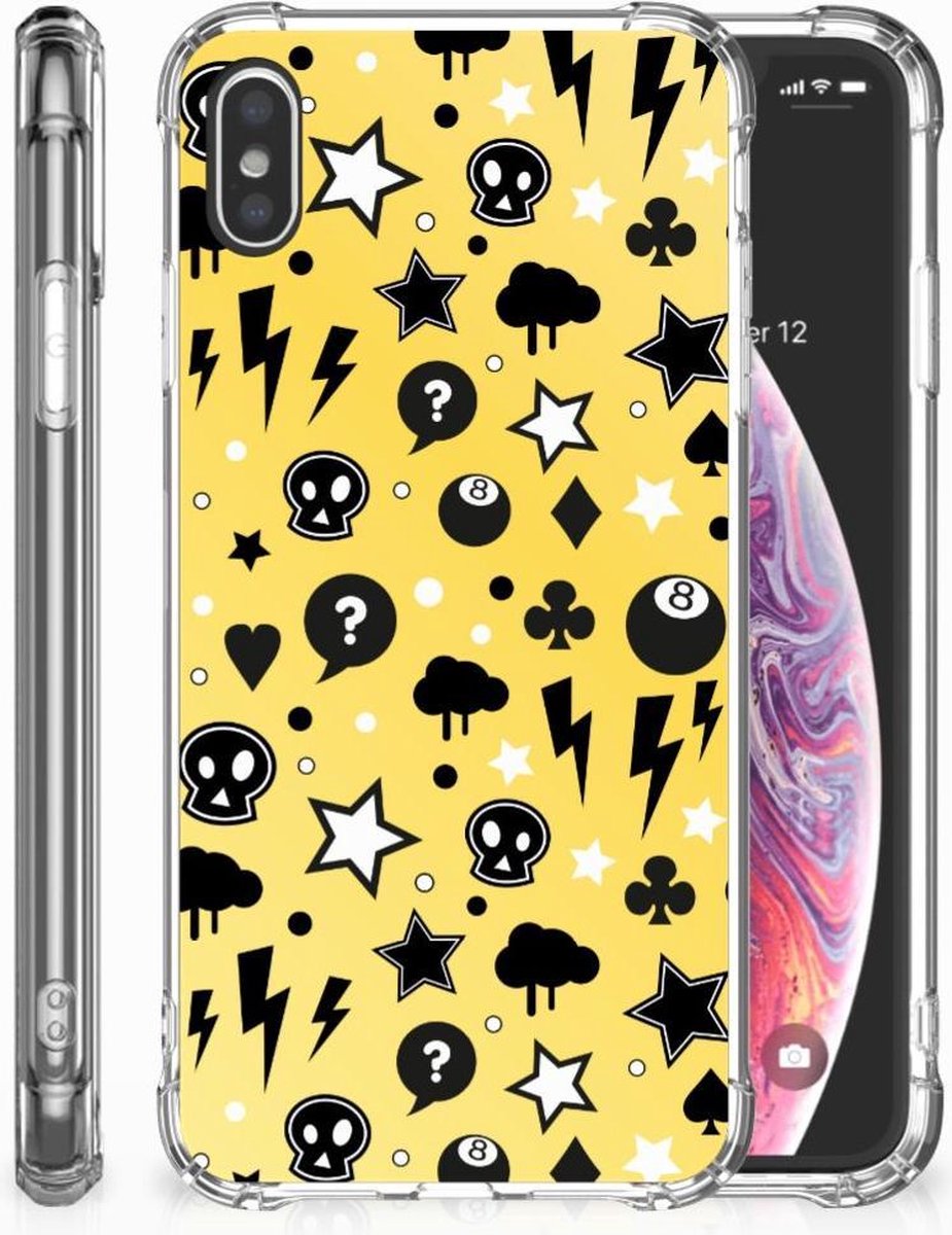 Extreme Case Apple iPhone Xs Max Punk Geel