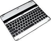 Tablet2you Apple iPad 2/3/4 toetsenbord in aluminium Hoes met zwart toetsenbord