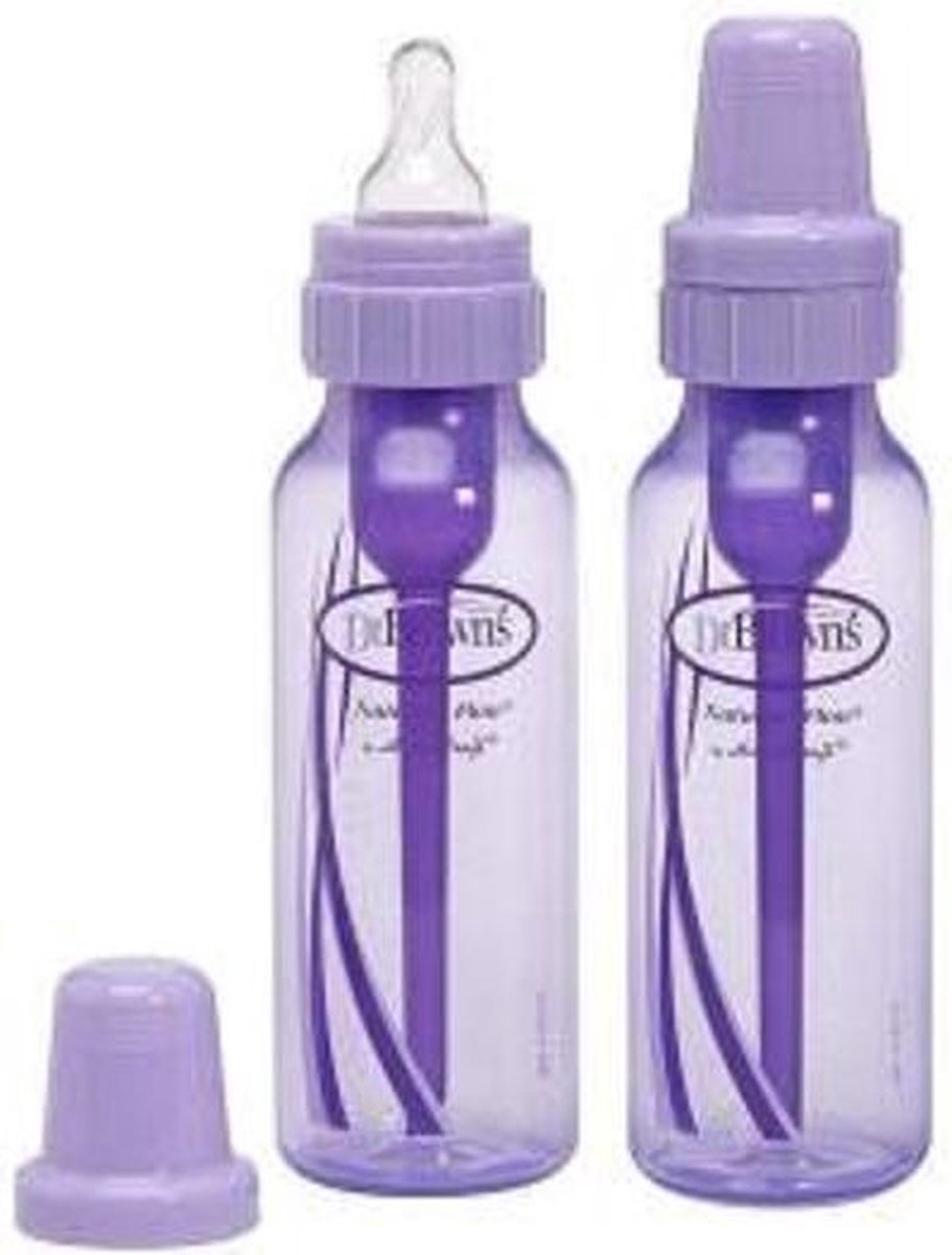 Conflict verraden Leidingen Dr.Brown Spesial Edition Purple Bottle 2x250ml paars | bol.com