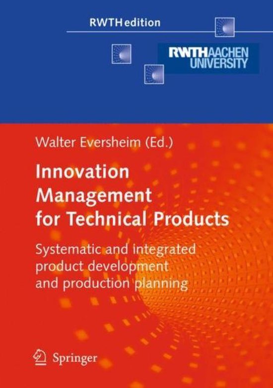 Innovation Management for Technical Products - cover
