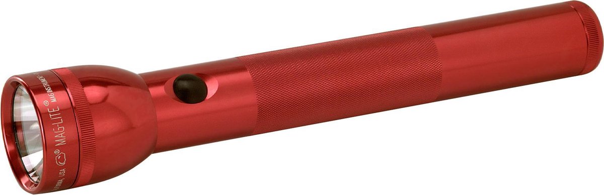 MagLite USA 3 D-Cell - Staaflamp - 315 mm - Rood